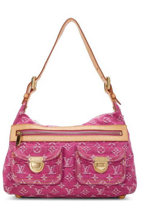 louis vuitton bag pink inside|louis vuitton pink denim bag.